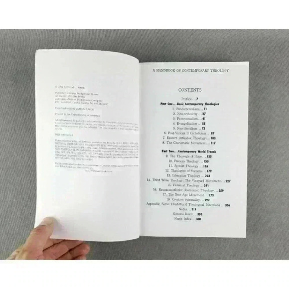 A Handbook of Contemporary Theology: Tracing Trends & Discerning Directions 2000 - Picture 3 of 9